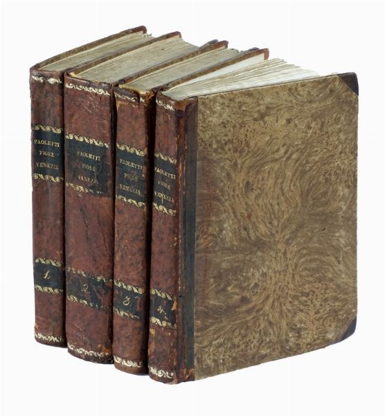 Il fiore di Venezia ossia i quadri, i monumenti, le vedute, ed i costumi veneziani... Volume I (-IV).  - Asta Libri a stampa dal XV al XIX secolo [Parte II] - Associazione Nazionale - Case d'Asta italiane