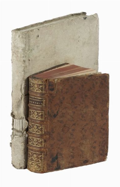 GIOVANNI BATTISTA CAPELLO : Lessico farmaceutico-chimico contenente li rimedj piu usati d'oggidi.  - Asta Libri a stampa dal XV al XIX secolo [Parte II] - Associazione Nazionale - Case d'Asta italiane