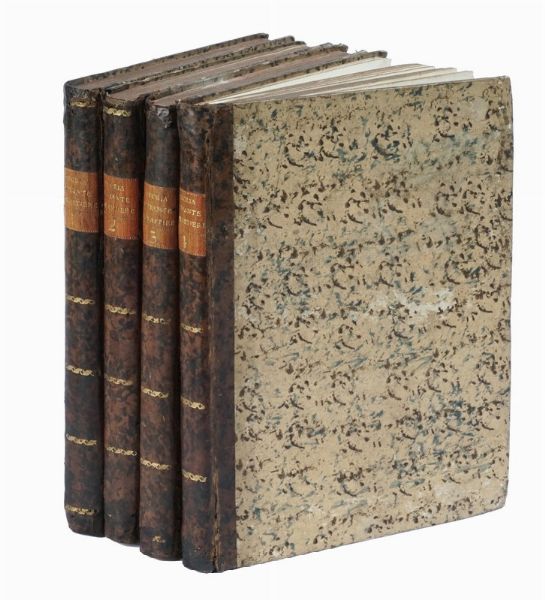 LUIGI CASTIGLIONI : Storia delle piante forastiere le piu importanti nell'uso medico, od economico... Tomo I (-IV).  - Asta Libri a stampa dal XV al XIX secolo [Parte II] - Associazione Nazionale - Case d'Asta italiane