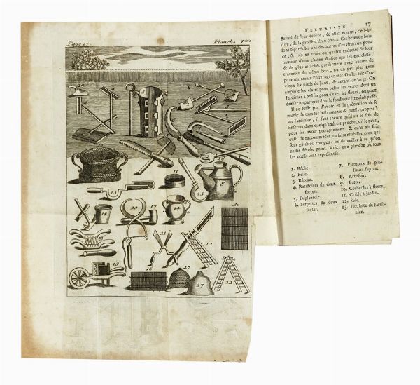 RENE DAHURON : Il giardiniero francese, overo Trattato del tagliare gl'alberi da frutto con la maniera di ben allevarli [...] Aggiunto un Compendio delle regole, e massime pi necessarie, per l'esercitio di quest'arte...  - Asta Libri a stampa dal XV al XIX secolo [Parte II] - Associazione Nazionale - Case d'Asta italiane