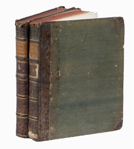 Henri Louis Duhamel du Monceau : La fisica degli alberi in cui si tratta dell'anatomia delle piante e dell'economia vegetabile [...]. Parte prima (-seconda).  - Asta Libri a stampa dal XV al XIX secolo [Parte II] - Associazione Nazionale - Case d'Asta italiane