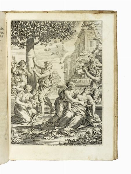 GIOVANNI BATTISTA FERRARI : Flora overo cultura di fiori [...] distinta in quattro libri e trasportata dalla lingua latina all'italiana da Lodovico Aureli...  - Asta Libri a stampa dal XV al XIX secolo [Parte II] - Associazione Nazionale - Case d'Asta italiane