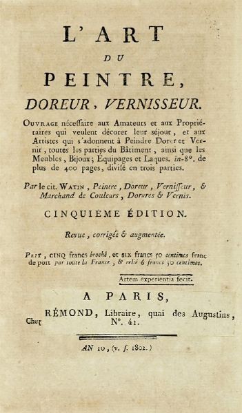 MARTIN HEINRICH KLAPROTH : Dizionario di chimica... Tomo primo (-quarto).  - Asta Libri a stampa dal XV al XIX secolo [Parte II] - Associazione Nazionale - Case d'Asta italiane