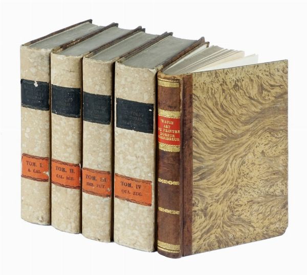 MARTIN HEINRICH KLAPROTH : Dizionario di chimica... Tomo primo (-quarto).  - Asta Libri a stampa dal XV al XIX secolo [Parte II] - Associazione Nazionale - Case d'Asta italiane