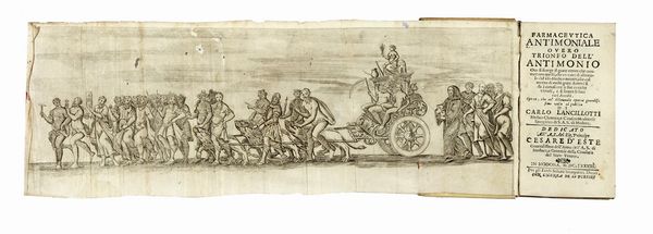 CARLO LANCILLOTTI : Farmaceutica antimoniale (-Farmaceutica mercuriale).  - Asta Libri a stampa dal XV al XIX secolo [Parte II] - Associazione Nazionale - Case d'Asta italiane