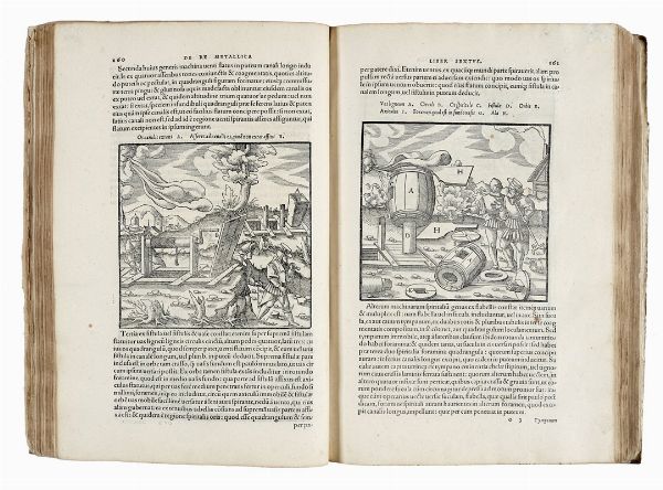 GEORG AGRICOLA : De re metallica libri XII.  - Asta Libri a stampa dal XV al XIX secolo [Parte II] - Associazione Nazionale - Case d'Asta italiane