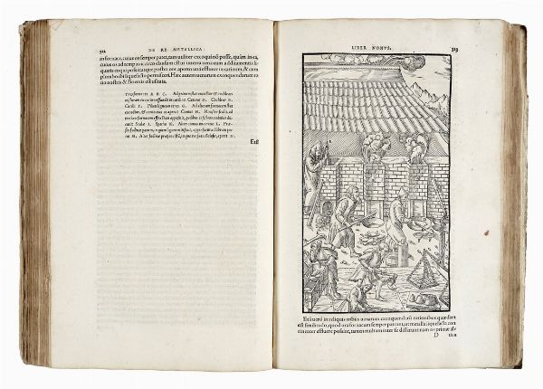 GEORG AGRICOLA : De re metallica libri XII.  - Asta Libri a stampa dal XV al XIX secolo [Parte II] - Associazione Nazionale - Case d'Asta italiane