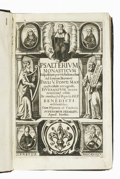 Psalterium monasticum.  - Asta Libri a stampa dal XV al XIX secolo [Parte II] - Associazione Nazionale - Case d'Asta italiane