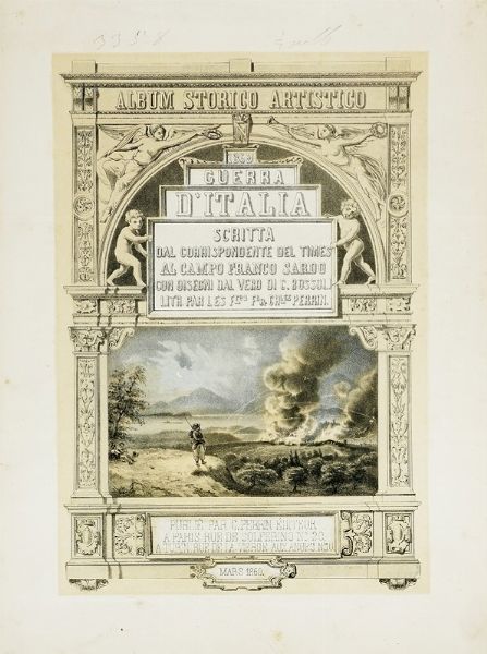 Guerra d'Italia scritta dal corrispondente del Times...  - Asta Libri a stampa dal XV al XIX secolo [Parte II] - Associazione Nazionale - Case d'Asta italiane