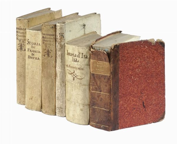 NICOL BEREGAN : Historia delle guerre d'Europa dalla comparsa dell'armi ottomane nell'Hungheria l'anno 1683 [...] Parte prima (-seconda).  - Asta Libri a stampa dal XV al XIX secolo [Parte II] - Associazione Nazionale - Case d'Asta italiane