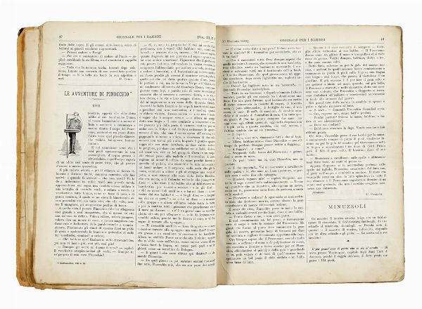 CARLO COLLODI : Giornale per i bambini.  - Asta Libri a stampa dal XV al XIX secolo [Parte II] - Associazione Nazionale - Case d'Asta italiane