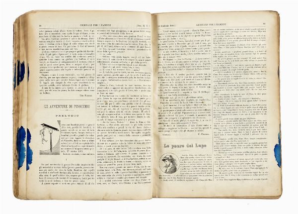 CARLO COLLODI : Giornale per i bambini.  - Asta Libri a stampa dal XV al XIX secolo [Parte II] - Associazione Nazionale - Case d'Asta italiane