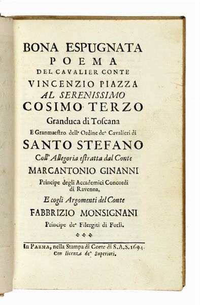 LODOVICO DOMENICHI : Detti et fatti de diversi signori et persone private.  - Asta Libri a stampa dal XV al XIX secolo [Parte II] - Associazione Nazionale - Case d'Asta italiane