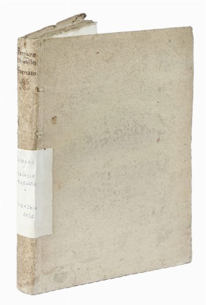 PIRRO ANTONIO FERRARO : Cavallo frenato.  - Asta Libri a stampa dal XV al XIX secolo [Parte II] - Associazione Nazionale - Case d'Asta italiane