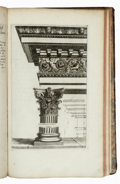 ROLAND FRART : Parallele de l'Architecture Antique et de la Moderne contenant les profils des plus beaux edifices de Rome...  - Asta Libri a stampa dal XV al XIX secolo [Parte II] - Associazione Nazionale - Case d'Asta italiane