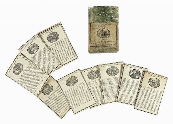 E. JOUY : Raccolta di carte da gioco con episodi di vita sacra, parabole e prodigi.  - Asta Libri a stampa dal XV al XIX secolo [Parte II] - Associazione Nazionale - Case d'Asta italiane