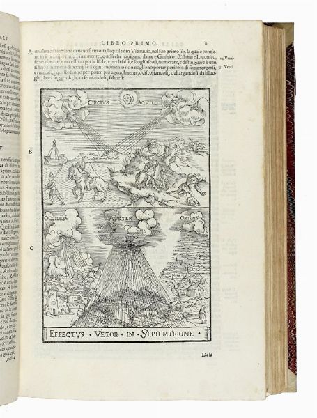 OLAUS MAGNUS : Historia delle genti et della natura delle cose settentrionali [...]descritta in XXII libri. Nuovamente tradotta in lingua Toscana. [...]. Con una tavola copiosissima delle cose piu notabili, in quella contenute.  - Asta Libri a stampa dal XV al XIX secolo [Parte II] - Associazione Nazionale - Case d'Asta italiane