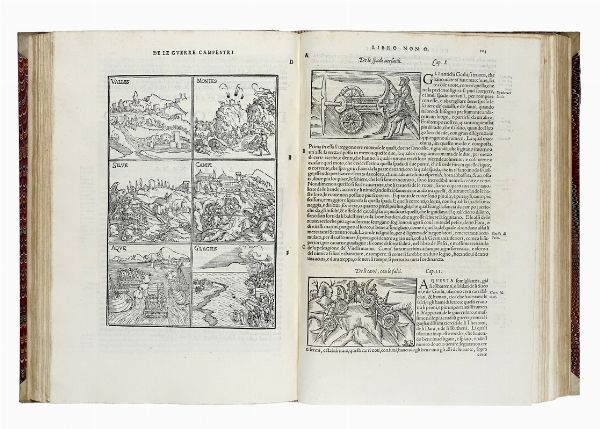 OLAUS MAGNUS : Historia delle genti et della natura delle cose settentrionali [...]descritta in XXII libri. Nuovamente tradotta in lingua Toscana. [...]. Con una tavola copiosissima delle cose piu notabili, in quella contenute.  - Asta Libri a stampa dal XV al XIX secolo [Parte II] - Associazione Nazionale - Case d'Asta italiane