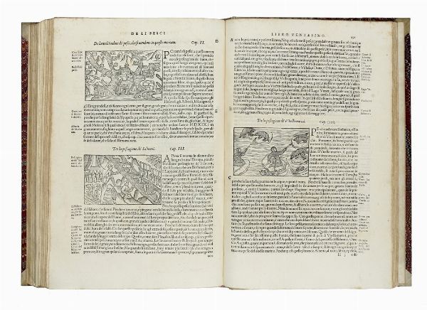 OLAUS MAGNUS : Historia delle genti et della natura delle cose settentrionali [...]descritta in XXII libri. Nuovamente tradotta in lingua Toscana. [...]. Con una tavola copiosissima delle cose piu notabili, in quella contenute.  - Asta Libri a stampa dal XV al XIX secolo [Parte II] - Associazione Nazionale - Case d'Asta italiane