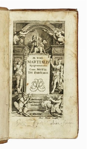 MARCUS VALERIO MARTIALIS : Lotto composto di 5 opere.  - Asta Libri a stampa dal XV al XIX secolo [Parte II] - Associazione Nazionale - Case d'Asta italiane