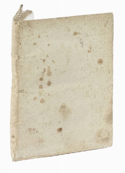 FRANCESCO MILIZIA : Del teatro.  - Asta Libri a stampa dal XV al XIX secolo [Parte II] - Associazione Nazionale - Case d'Asta italiane