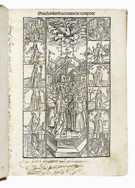 PAULUS DIACONUS : Omeliarius doctorum de tempore.  - Asta Libri a stampa dal XV al XIX secolo [Parte II] - Associazione Nazionale - Case d'Asta italiane