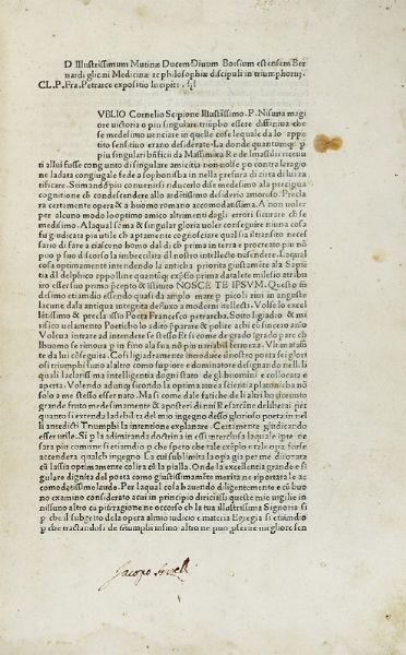 Francesco Petrarca : Trionfi.  - Asta Libri a stampa dal XV al XIX secolo [Parte II] - Associazione Nazionale - Case d'Asta italiane