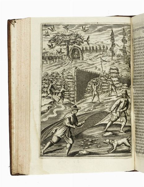 EUGENIO RAIMONDI : Delle caccie [...] libri quattro aggiuntovi 'n questa nuova 'mpressione il quinto libro della villa.  - Asta Libri a stampa dal XV al XIX secolo [Parte II] - Associazione Nazionale - Case d'Asta italiane