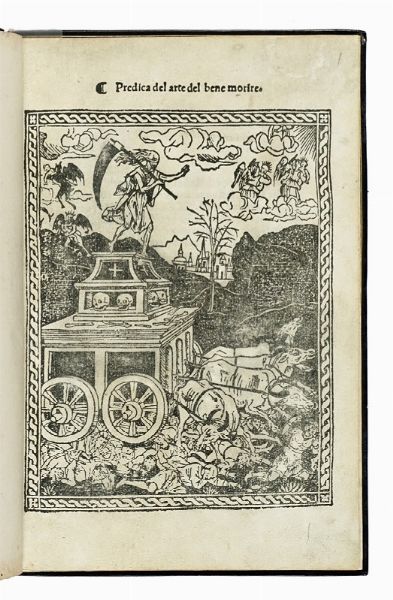 GIROLAMO SAVONAROLA : Predica dell'arte del bene morire.  - Asta Libri a stampa dal XV al XIX secolo [Parte II] - Associazione Nazionale - Case d'Asta italiane