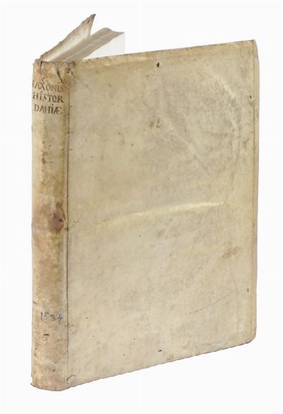 GRAMMATICUS SAXO : Danorum historiae libri XVI.  - Asta Libri a stampa dal XV al XIX secolo [Parte II] - Associazione Nazionale - Case d'Asta italiane