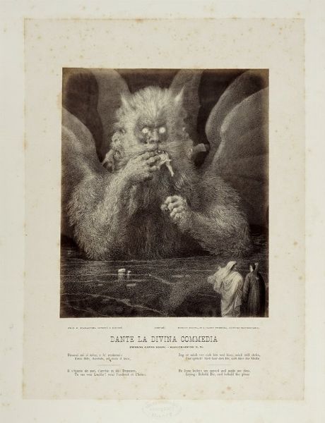 FRANCESCO SCARAMUZZA : Raccolta di illustrazioni per la Divina Commedia.  - Asta Libri a stampa dal XV al XIX secolo [Parte II] - Associazione Nazionale - Case d'Asta italiane