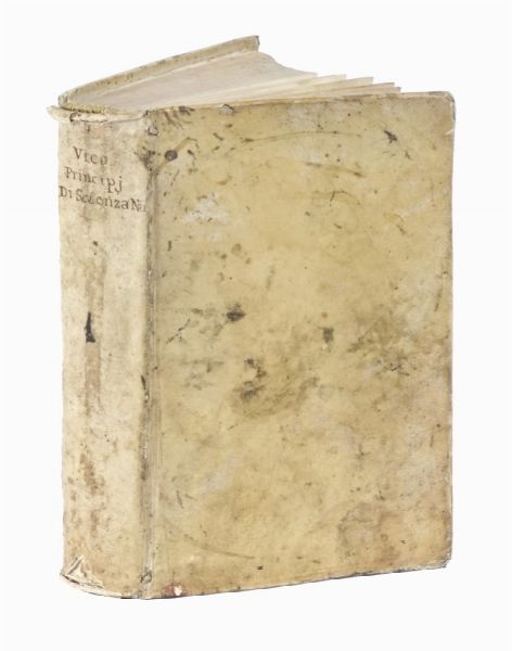 GIAMBATTISTA VICO : Principi di scienza nuova [...] d'intorno alla comune natura delle nazioni [...]. Tomo I (-II).  - Asta Libri a stampa dal XV al XIX secolo [Parte II] - Associazione Nazionale - Case d'Asta italiane