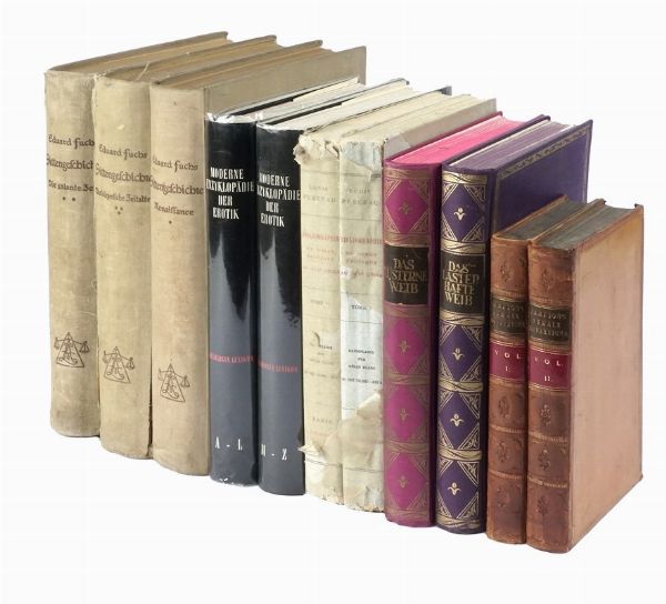 Lotto di 6 opere di letteratura erotica.  - Asta Libri a stampa dal XV al XIX secolo [Parte II] - Associazione Nazionale - Case d'Asta italiane