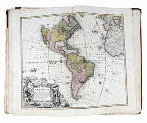 JOHANN BAPTIST HOMANN - Atlas Novus terrarum orbis imperia [...] Somannischer Atlas von Sundert Landfarten.