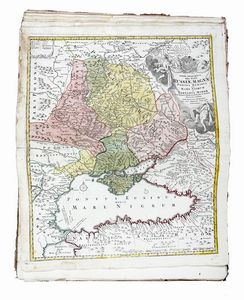 JOHANN BAPTIST HOMANN : Atlas Novus terrarum orbis imperia [...] Somannischer Atlas von Sundert Landfarten.  - Asta Libri a stampa dal XV al XIX secolo [Parte II] - Associazione Nazionale - Case d'Asta italiane