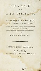 PETER KOLB : Description du Cap de Bonne-Esperance, ou l?on trouve tout ce qui concerne l?histoire-naturelle du pays... Tome premier (-troisieme).  - Asta Libri a stampa dal XV al XIX secolo [Parte II] - Associazione Nazionale - Case d'Asta italiane