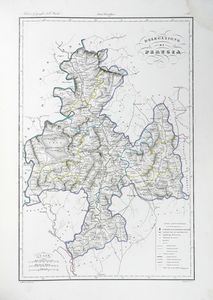 Attilio Zuccagni Orlandini : Atlante geografico degli stati italiani delineato sopra le migliori e pi moderne mappe per servire di corredo alla Corografia fisica storica e statistica dell'Italia. Volume I (-II).  - Asta Libri a stampa dal XV al XIX secolo [Parte II] - Associazione Nazionale - Case d'Asta italiane