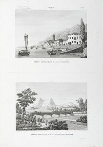 Attilio Zuccagni Orlandini : Atlante geografico degli stati italiani delineato sopra le migliori e pi moderne mappe per servire di corredo alla Corografia fisica storica e statistica dell'Italia. Volume I (-II).  - Asta Libri a stampa dal XV al XIX secolo [Parte II] - Associazione Nazionale - Case d'Asta italiane