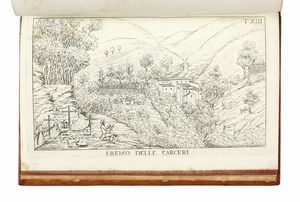 DOMENICO BRUSCHELLI : Asisi citt serafica e santuarj che la decorano ad istruzione e guida dei forestieri che vi concorrono.  - Asta Libri a stampa dal XV al XIX secolo [Parte II] - Associazione Nazionale - Case d'Asta italiane