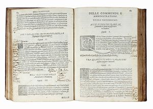 Cavalieri di Santo Stefano : Statuti, capitoli et constitutioni del Ordine di Santo Stephano.  - Asta Libri a stampa dal XV al XIX secolo [Parte II] - Associazione Nazionale - Case d'Asta italiane