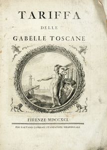 Lorenzo Pignotti : Storia della Toscana sino al Principato con diversi saggi sulle scienze lettere e arti [...] Tomo primo (-duodecimo).  - Asta Libri a stampa dal XV al XIX secolo [Parte II] - Associazione Nazionale - Case d'Asta italiane