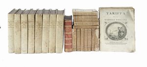 Lorenzo Pignotti : Storia della Toscana sino al Principato con diversi saggi sulle scienze lettere e arti [...] Tomo primo (-duodecimo).  - Asta Libri a stampa dal XV al XIX secolo [Parte II] - Associazione Nazionale - Case d'Asta italiane