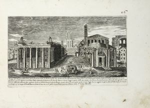 GIOVANNI BATTISTA FALDA : [Le Fontane di Roma].  - Asta Libri a stampa dal XV al XIX secolo [Parte II] - Associazione Nazionale - Case d'Asta italiane