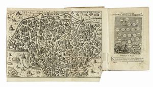 Roma antica, e moderna o sia Nuova descrizione di tutti gl'edificj antichi, e moderni, tanto sagri, quanto profani della citt di Roma [...] Abbellita con duecento, e pi figure di rame, e con curiose notizie istoriche [...] Tomo primo (-terzo).  - Asta Libri a stampa dal XV al XIX secolo [Parte II] - Associazione Nazionale - Case d'Asta italiane
