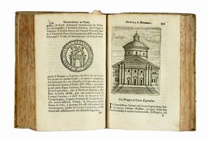 Roma antica, e moderna o sia Nuova descrizione di tutti gl'edificj antichi, e moderni, tanto sagri, quanto profani della citt di Roma [...] Abbellita con duecento, e pi figure di rame, e con curiose notizie istoriche [...] Tomo primo (-terzo).  - Asta Libri a stampa dal XV al XIX secolo [Parte II] - Associazione Nazionale - Case d'Asta italiane