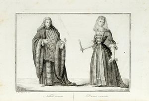 Il fiore di Venezia ossia i quadri, i monumenti, le vedute, ed i costumi veneziani... Volume I (-IV).  - Asta Libri a stampa dal XV al XIX secolo [Parte II] - Associazione Nazionale - Case d'Asta italiane