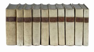 MARCO ANTONIO SABELLICO : Degl'istorici delle cose veneziane, i quali hanno scritto per pubblico decreto, tomo primo [-decimo] che comprende le istorie veneziane latinamente scritte...  - Asta Libri a stampa dal XV al XIX secolo [Parte II] - Associazione Nazionale - Case d'Asta italiane