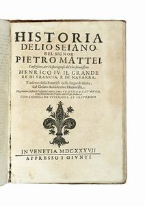 AGOSTINO VALIER : Dell'utilit che si pu ritrarre dalle cose operate dai Veneziani Libri XIV.  - Asta Libri a stampa dal XV al XIX secolo [Parte II] - Associazione Nazionale - Case d'Asta italiane