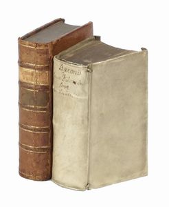 Francis Bacon : Sylva sylvarum sive Hist. Naturalis et Novus Atlas.  - Asta Libri a stampa dal XV al XIX secolo [Parte II] - Associazione Nazionale - Case d'Asta italiane