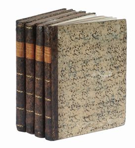 LUIGI CASTIGLIONI : Storia delle piante forastiere le piu importanti nell'uso medico, od economico... Tomo I (-IV).  - Asta Libri a stampa dal XV al XIX secolo [Parte II] - Associazione Nazionale - Case d'Asta italiane